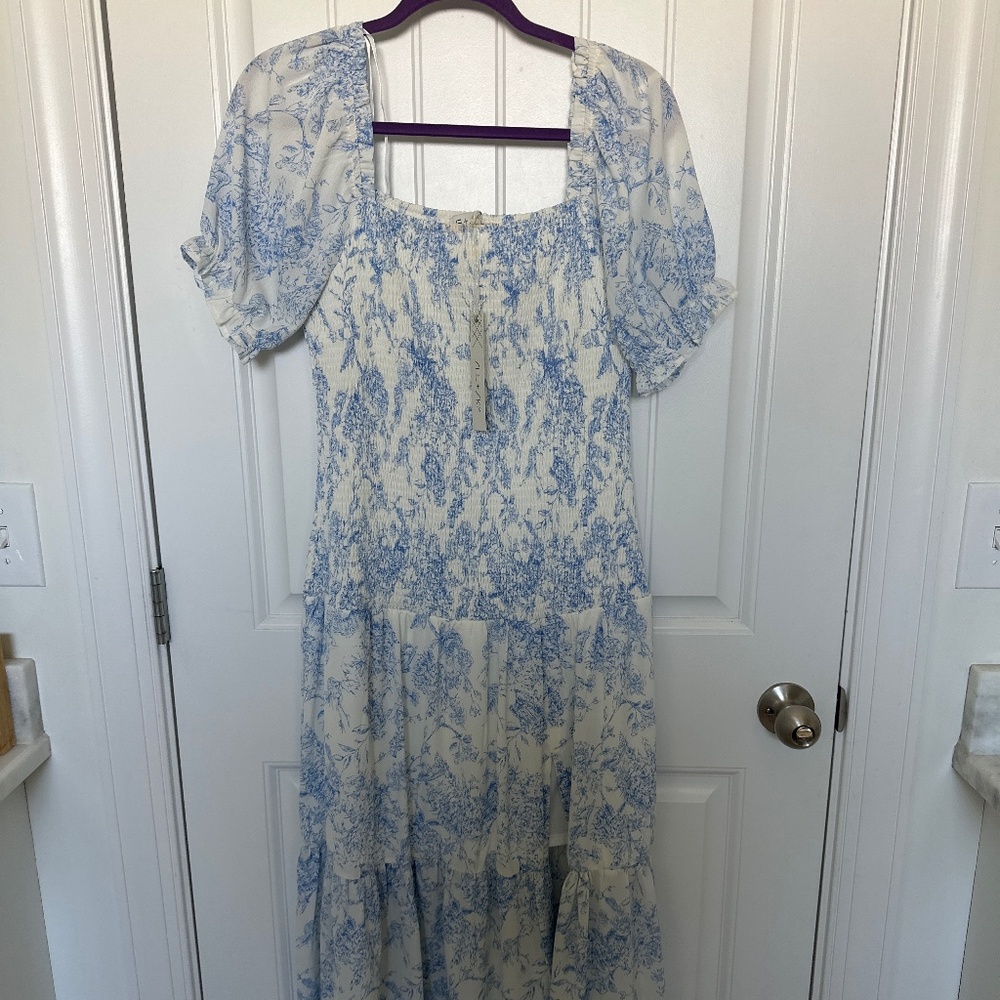 Floral midi dress